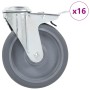 Idaxl 16 db hátfuratos önbeálló görgő 125 mm