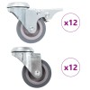 24 db hátfuratos önbeálló görgő 50 mm