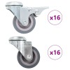 32 db hátfuratos önbeálló görgő 50 mm