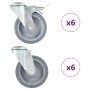 12 db hátfuratos önbeálló görgő 100 mm