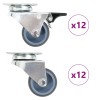 24 db dupla kerekes önbeálló görgő 50 mm