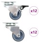24 db dupla kerekes önbeálló görgő 50 mm