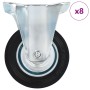 8 darab rögzített görgő 100 mm