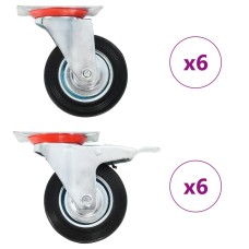 12 darab önbeálló görgő 100 mm