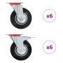 12 db önbeálló görgő 125 mm