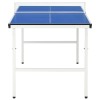 1,5 méteres kék pingpongasztal hálóval 152 x 76 x 66 cm