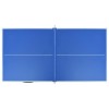 1,5 méteres kék pingpongasztal hálóval 152 x 76 x 66 cm
