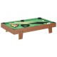 Barna és zöld mini biliárdasztal 92 x 52 x 19 cm Barna és zöld mini biliárdasztal 92 x 52 x 19 cm