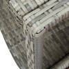 Szürke polyrattan jakuzzi-keret