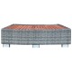 Szürke polyrattan spa fellépő 92 x 45 x 25 cm Szürke polyrattan spa fellépő 92 x 45 x 25 cm