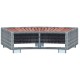Szürke polyrattan spa fellépő 92 x 45 x 25 cm Szürke polyrattan spa fellépő 92 x 45 x 25 cm