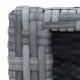 Szürke polyrattan spa fellépő 92 x 45 x 25 cm Szürke polyrattan spa fellépő 92 x 45 x 25 cm