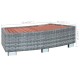 Szürke polyrattan spa fellépő 92 x 45 x 25 cm Szürke polyrattan spa fellépő 92 x 45 x 25 cm
