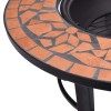 Terrakotta kerámia mozaik tűztál 68 cm