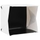 Fehér műanyag összecsukható softbox led-lámpával 40x34x37 cm Fehér műanyag összecsukható softbox led-lámpával 40x34x37 cm