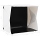 Fehér műanyag összecsukható softbox led-lámpával 40x34x37 cm Fehér műanyag összecsukható softbox led-lámpával 40x34x37 cm