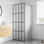 Homályosított edzett üveg zuhanyfal 80 x 195 cm