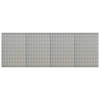 4 db falra szerelhető acél rögzítőtábla 40 x 58 cm