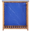Tömör akácfa tűzifatároló 105 x 38 x 115 cm