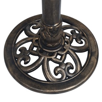 Bronz színű műanyag napóra 35,5 x 82 cm
