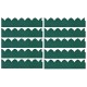 10 db zöld polipropilén gyepszegély 65 x 15 cm
