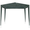 Zöld rendezvénysátor 2,5 x 2,5 m 90 g/m²