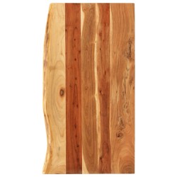 Tömör akácfa fürdőszoba piperepolc 100x52x2,5 cm