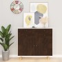 Sötét tölgyszínű öntapadó pvc bútorfólia 500 x 90 cm