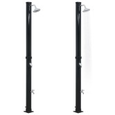 Fekete szolárzuhany 220 cm 20 l Fekete szolárzuhany 220 cm 20 l