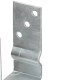 6 db ezüstszínű horganyzott acél kerítéshorgony 12 x 6 x 15 cm 6 db ezüstszínű horganyzott acél kerítéshorgony 12 x 6 x 15 cm