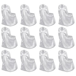 12 db fehér esküvői/bankett székszoknya