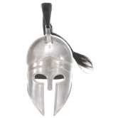 Ezüstszínű antik görög harcos acélsisak larp másolat Ezüstszínű antik görög harcos acélsisak larp másolat