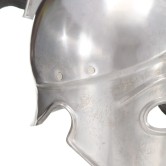 Ezüstszínű antik görög harcos acélsisak larp másolat Ezüstszínű antik görög harcos acélsisak larp másolat