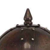 Rézszínű antik viking harcos acélsisak larp másolat