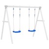 2 db kék polietilén hinta kötéllel 37 x 15 cm