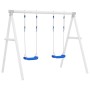 2 db kék polietilén hinta kötéllel 37 x 15 cm