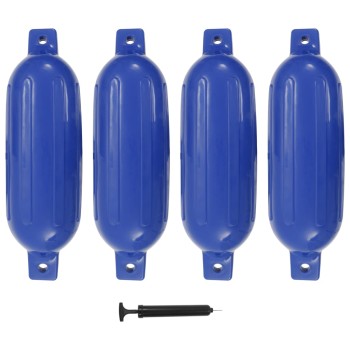 4 darab kék pvc csónak lökhárító 58,5 x 16,5 cm