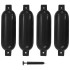 4 darab fekete pvc csónak lökhárító 51 x 14 cm
