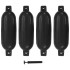 4 darab fekete pvc hajóütköző 58,5 x 16,5 cm