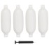 4 darab fehér pvc hajóütköző 58,5 x 16,5 cm