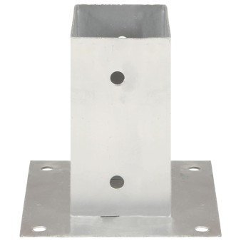 4 db horganyzott fém oszloprögzítő 71 mm