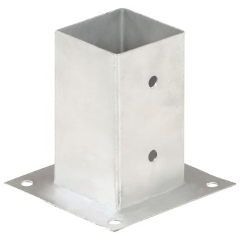 4 db horganyzott fém oszloprögzítő 81 mm