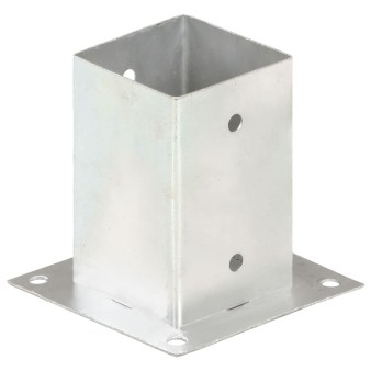 4 db horganyzott fém oszloprögzítő 91 mm
