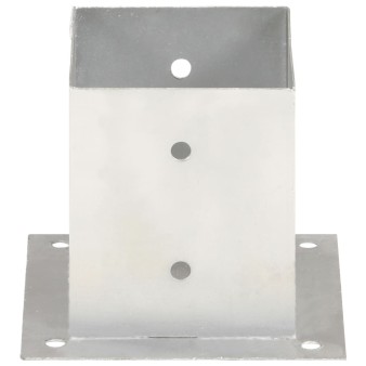 4 db horganyzott fém oszloprögzítő 121 mm