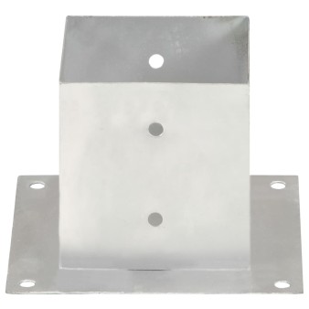 4 db horganyzott fém oszloprögzítő 141 mm