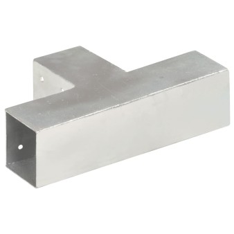 T-alakú horganyzott fém oszloptartó 71 x 71 mm