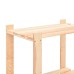 10 db 5-szintes tömör fenyő tárolópolc 250 kg 80 x 38 x 170 cm