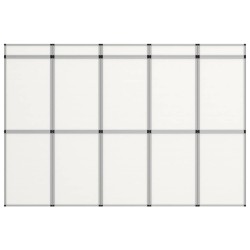 Vidaxl fehér 15 paneles összecsukható kiállítófal 302 x 200 cm
