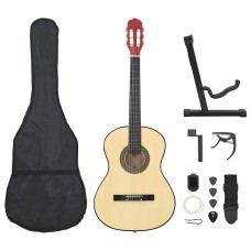 12 darabos klasszikus gitár kezdő szett 4/4 39"