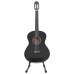 12 darabos fekete klasszikus gitár kezdőkészlet 4/4 39"